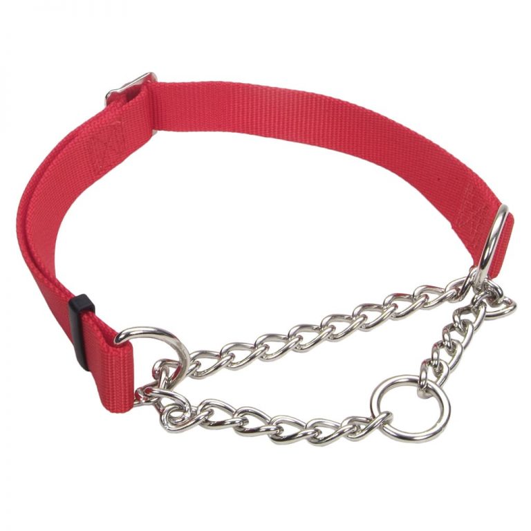 Check Choke Collar Red 14-20×3/4″ – Urban Tails Pet Supply